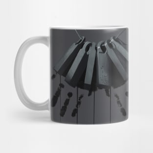 Death Stranding Dog Tags Mug